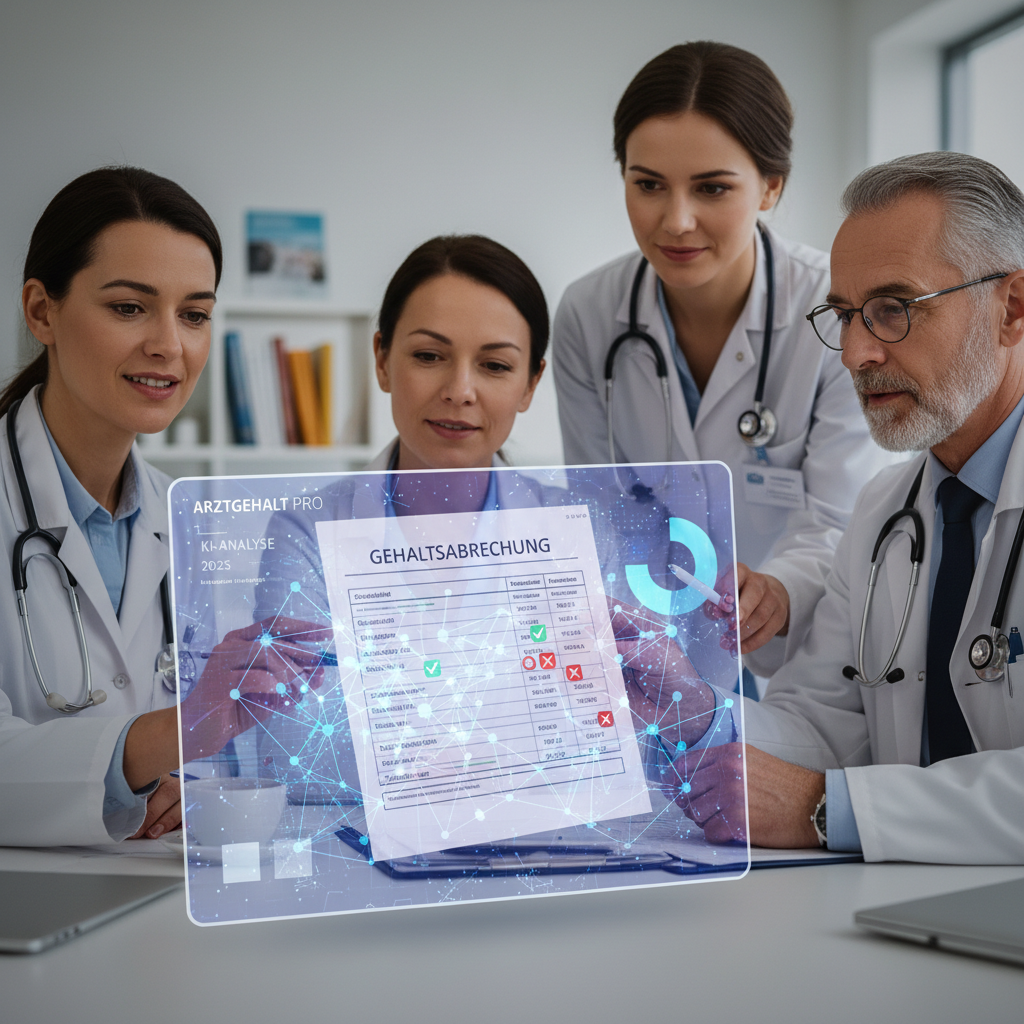 Gehaltsabrechnung Klinikärzte prüfen: KI-Tools 2026