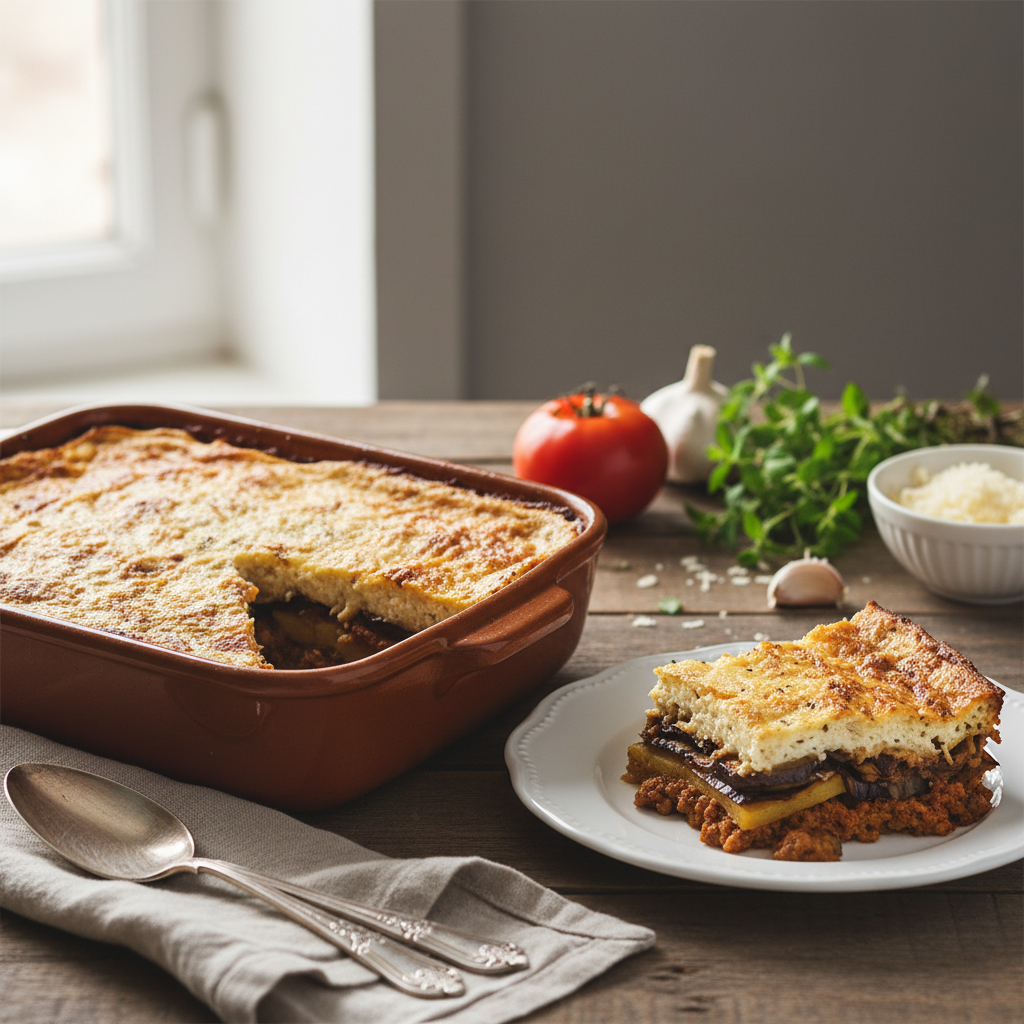 cuisine grecque moussaka