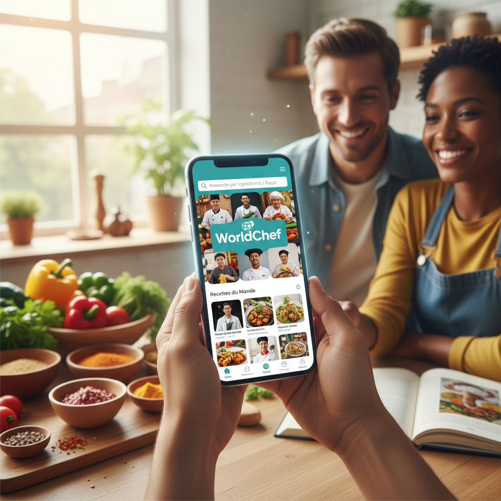 App de recettes IA : Cuisinez le monde avec WorldChef