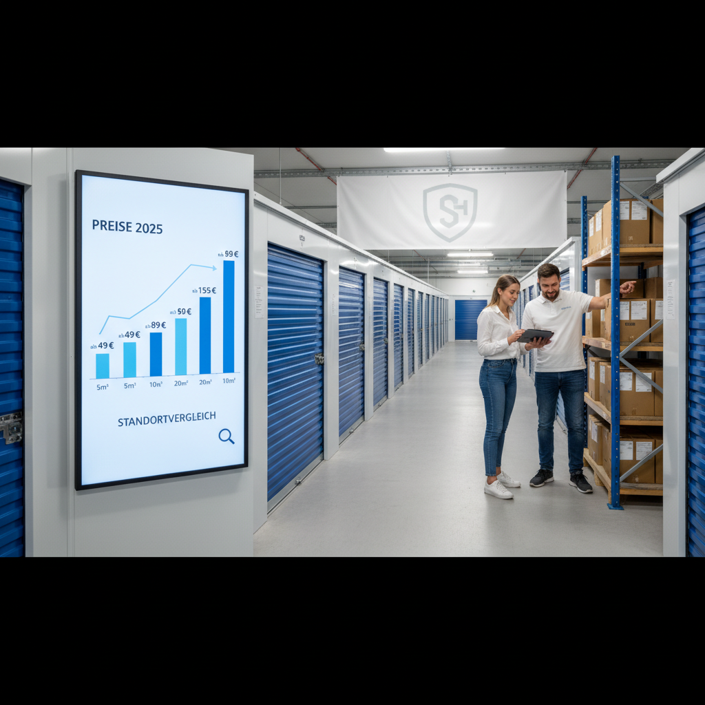 Self Storage Preise 2026: Kosten pro m² im Vergleich
