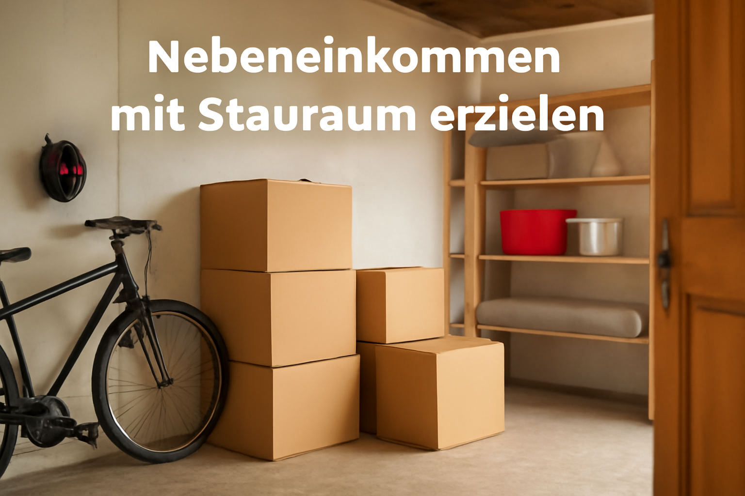 Nebeneinkommen mit Stauraum erzielen