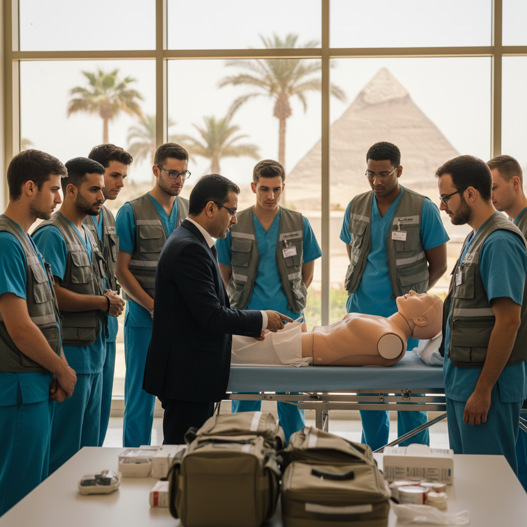 ATLS Kurs Ägypten europäische Ärzte 2026