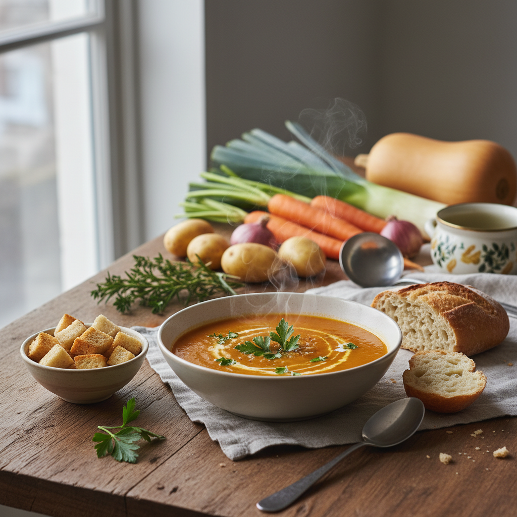 recette de soupe de légumes d hiver
