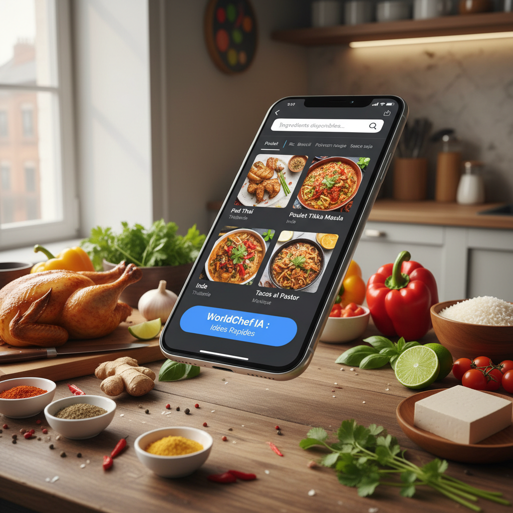 Application recette avec ingrédients : Idées rapides 2026