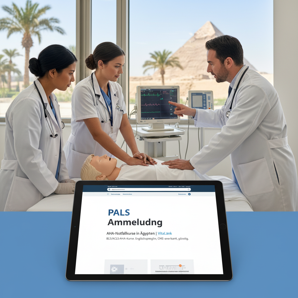 PALS Anmeldung: AHA-Notfallkurse in Ägypten | VitaLink