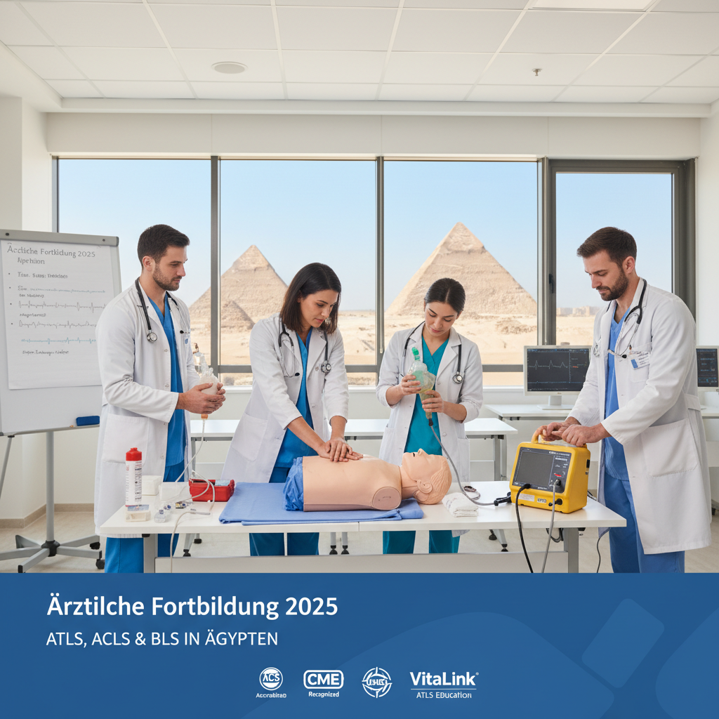 Ärztliche Fortbildung 2025: ATLS, ACLS & BLS in Ägypten