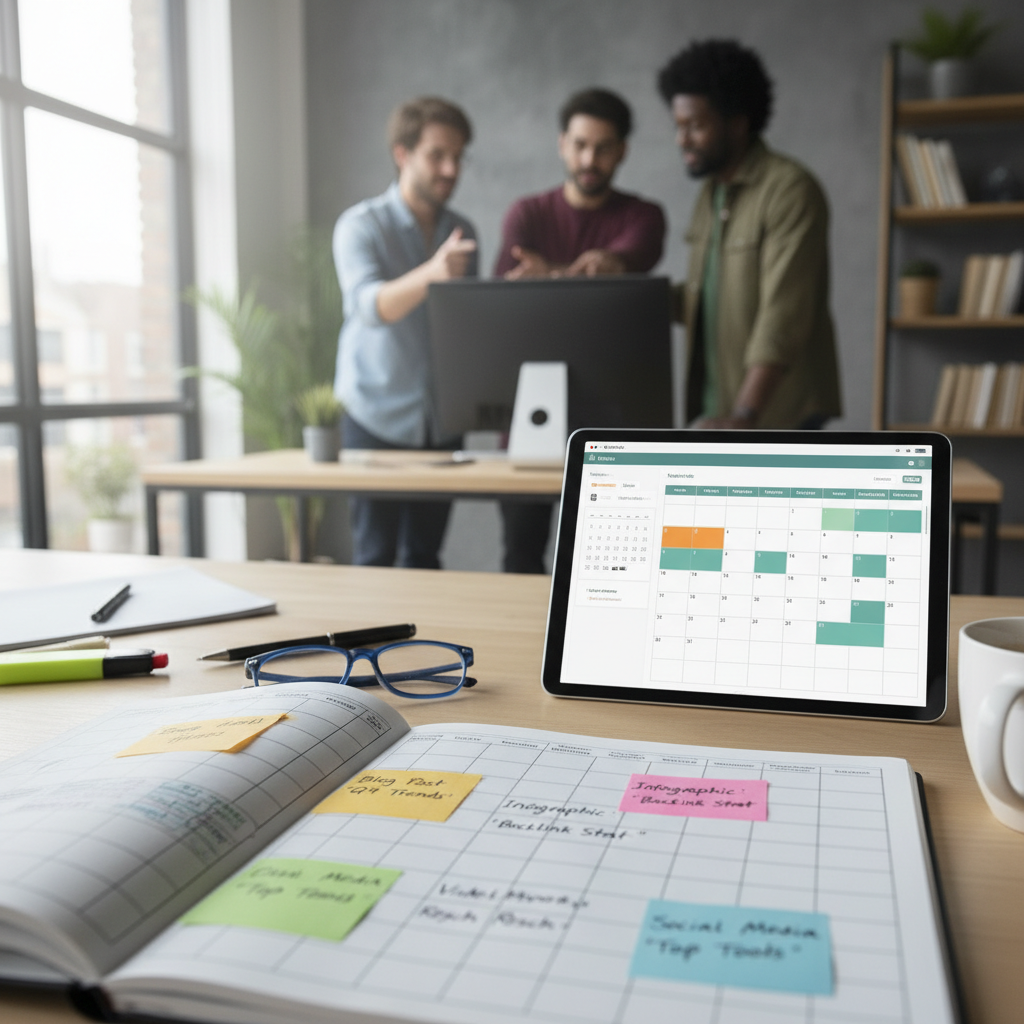 Content Kalender Vorlage für SEO Teams