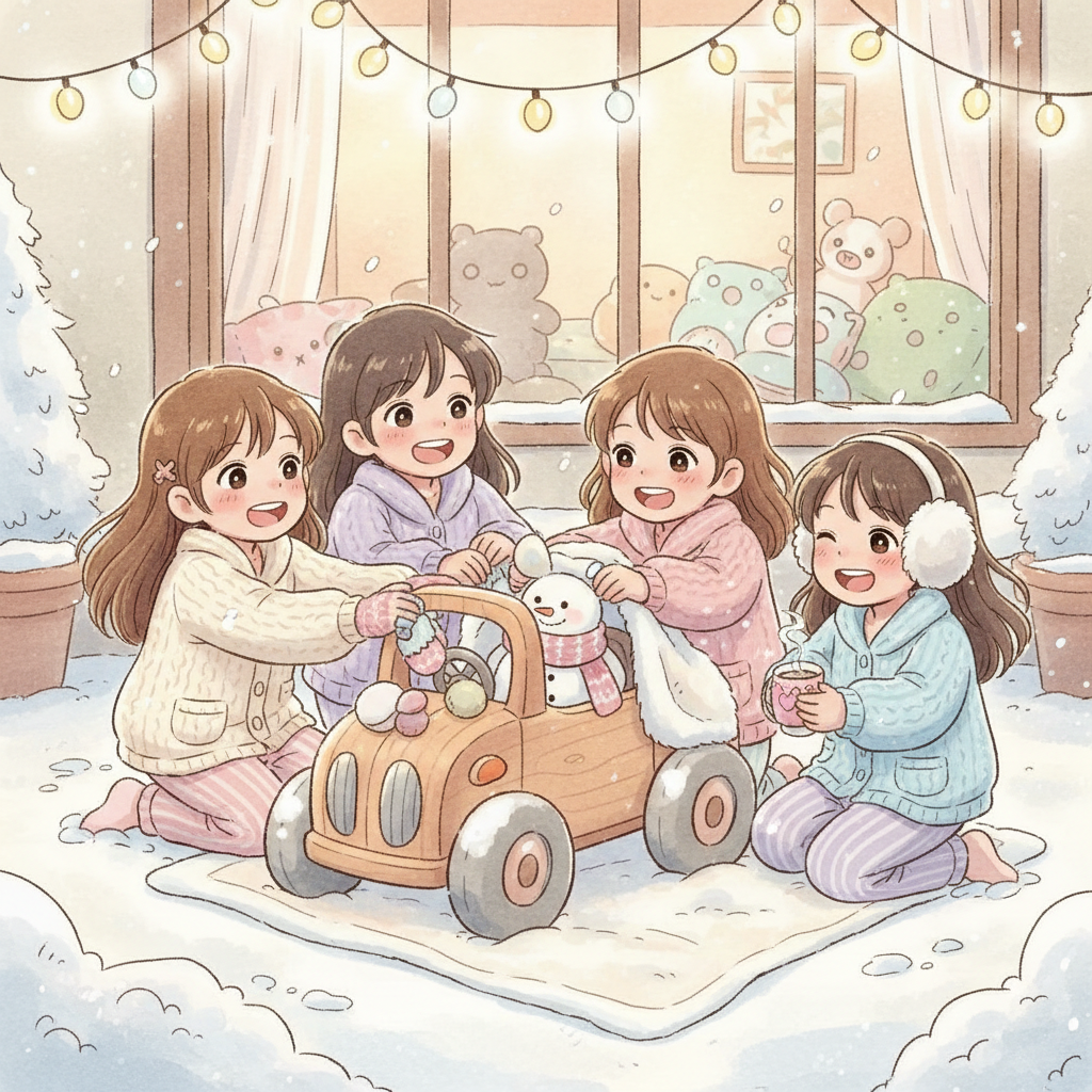 Spielauto Zubehör Winter kalte Hände
