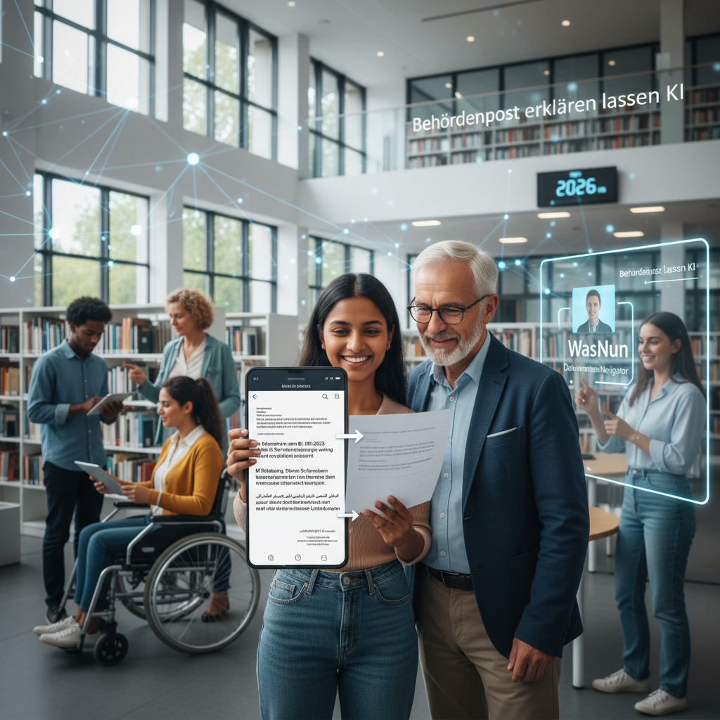 Behördenpost erklären lassen KI 2026