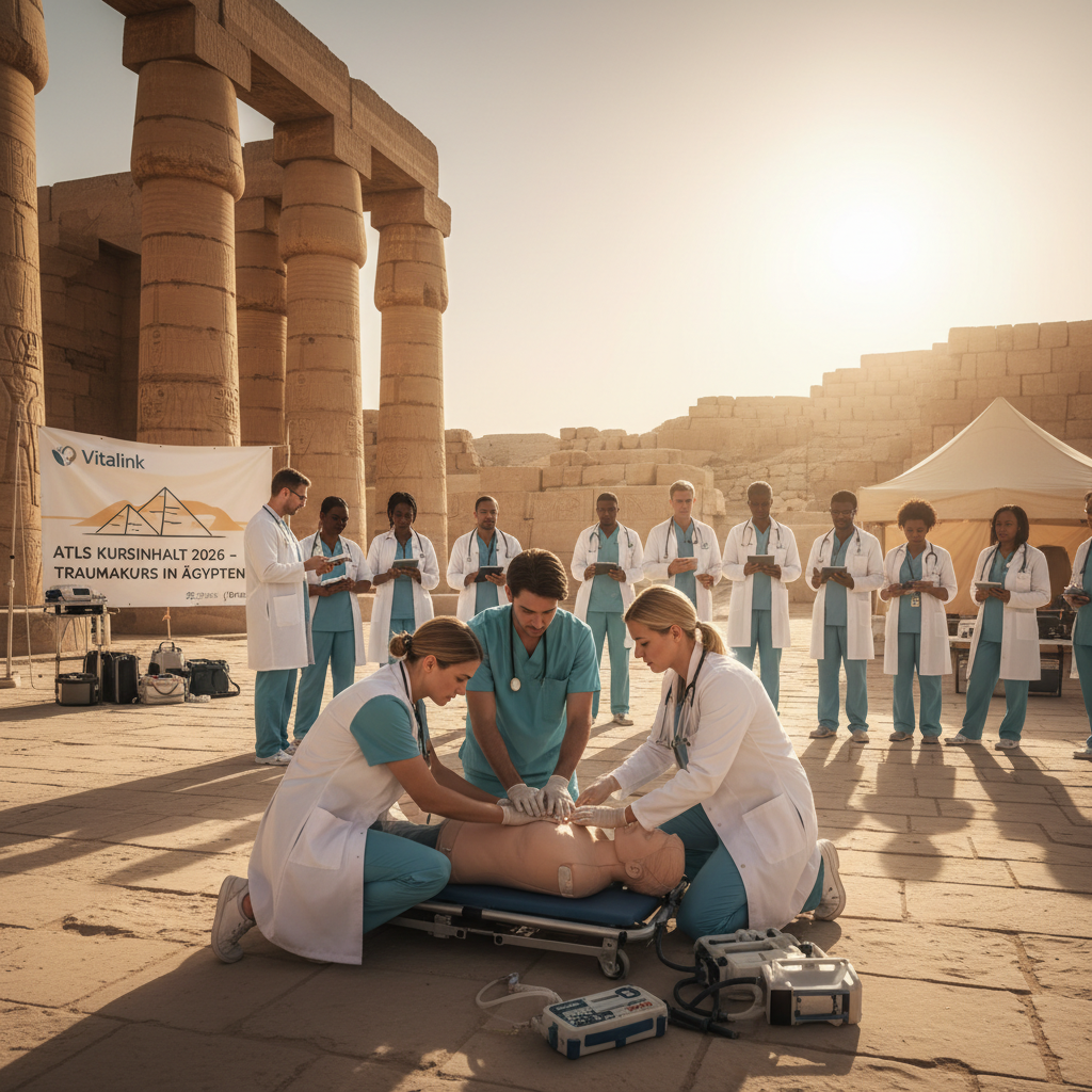 Vitalink ATLS Kursinhalt 2026 – Traumakurs in Ägypten