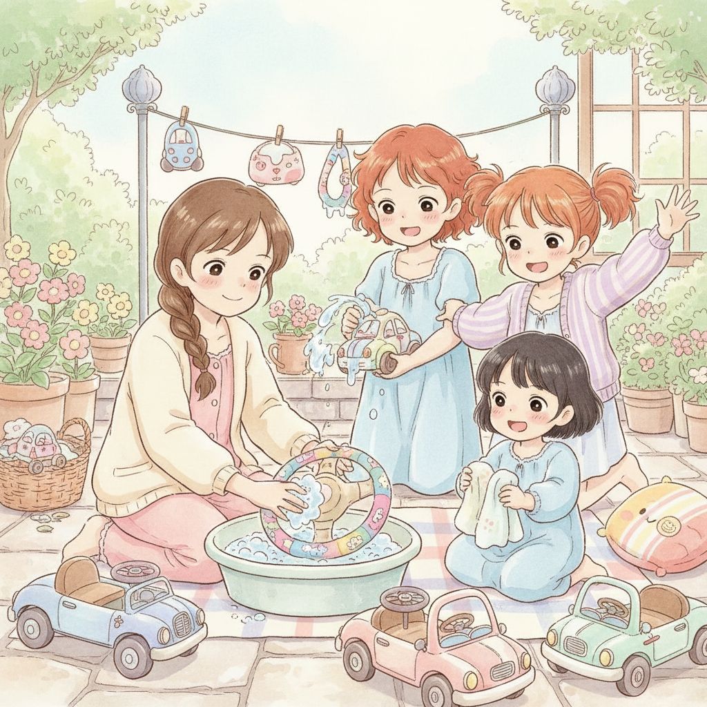 lenkradbezug kinderauto waschen und pflegen