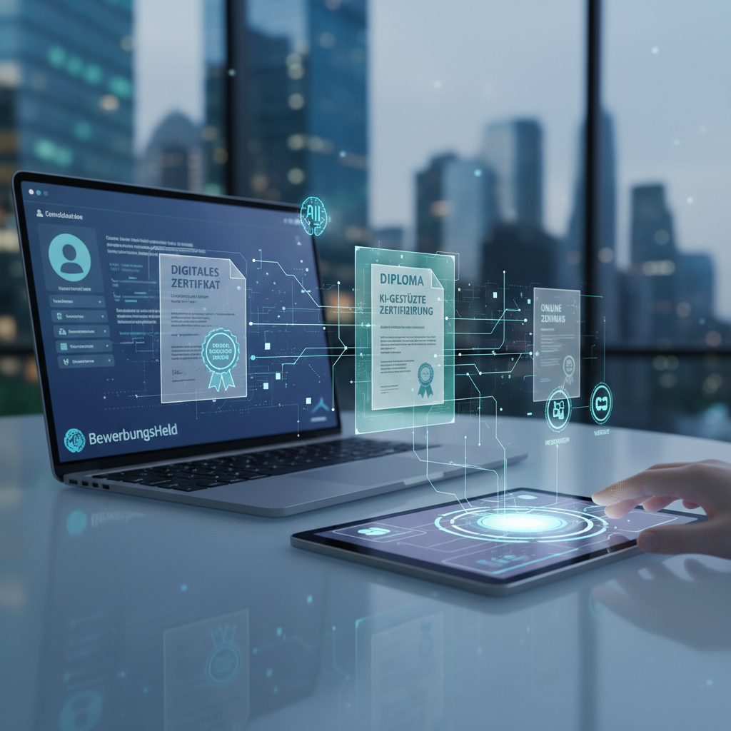 Digitale Zeugnisse und Zertifikate Bewerbung 2026 | BewerbungsHeld